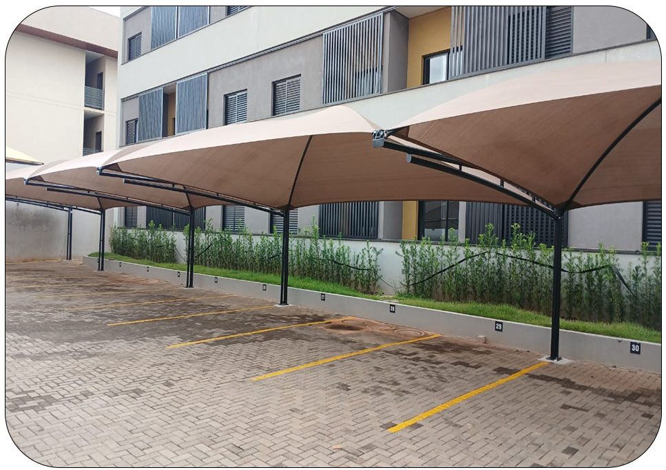 Cobertura em tela de polietileno